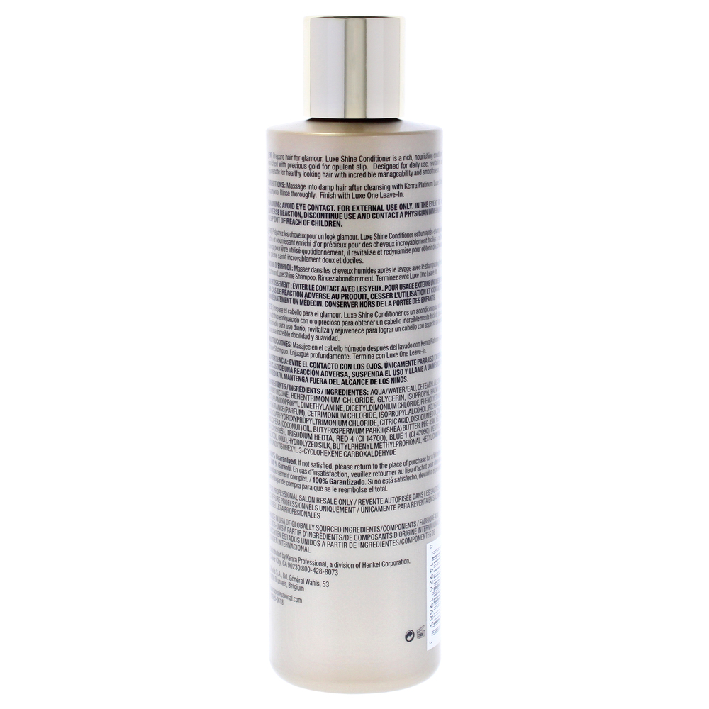 Platinum Luxe Shine Conditioner by Kenra for Unisex - 8.5 oz Conditioner - Picture 3 of 3